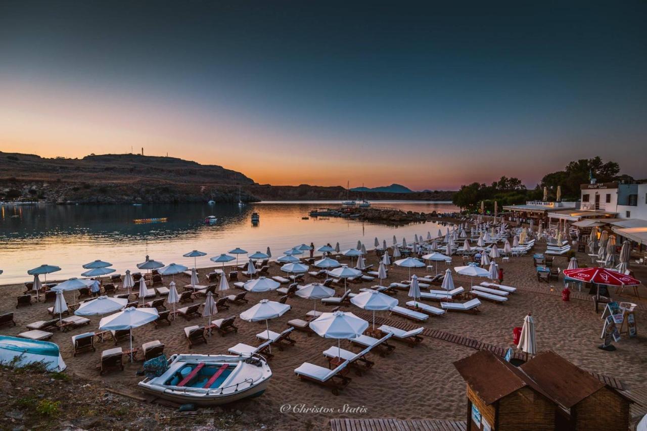 Lindos Shore Summer House With Jacuzzi And Sea View !!! Exteriér fotografie