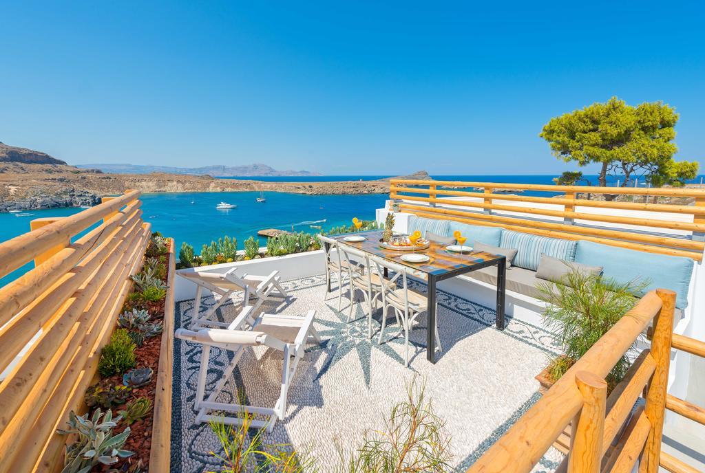 Lindos Shore Summer House With Jacuzzi And Sea View !!! Exteriér fotografie