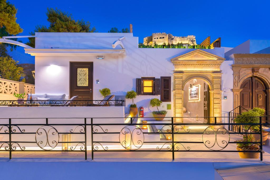 Lindos Shore Summer House With Jacuzzi And Sea View !!! Exteriér fotografie