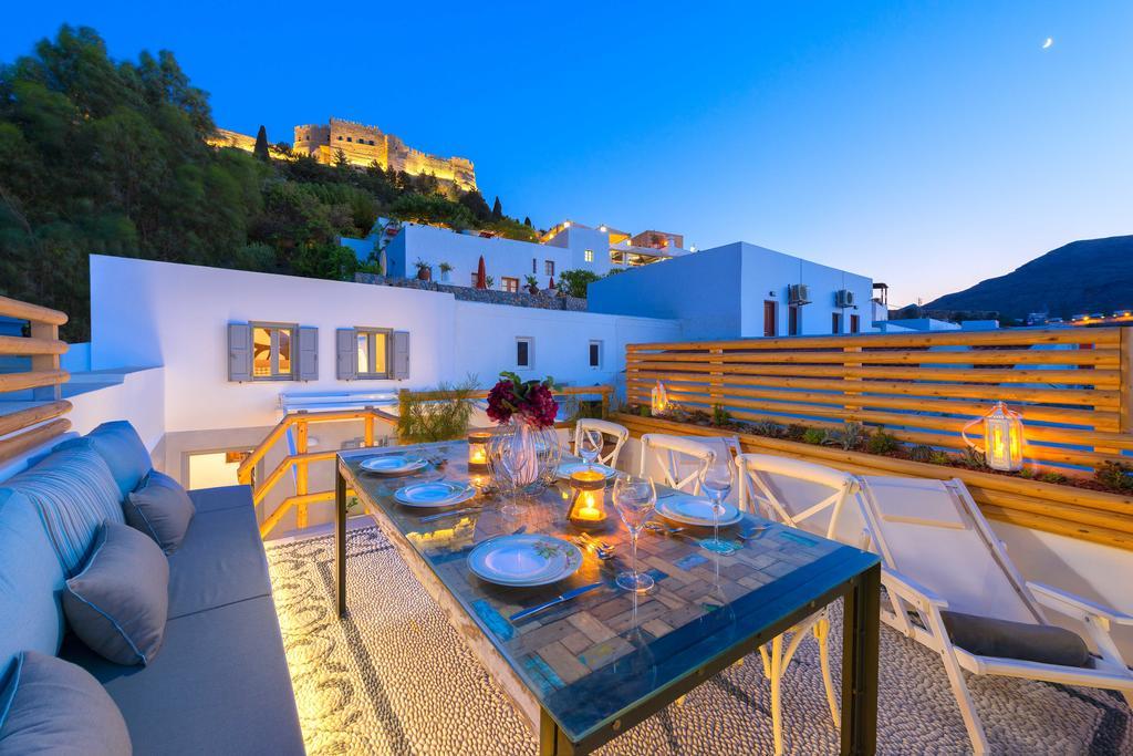Lindos Shore Summer House With Jacuzzi And Sea View !!! Exteriér fotografie