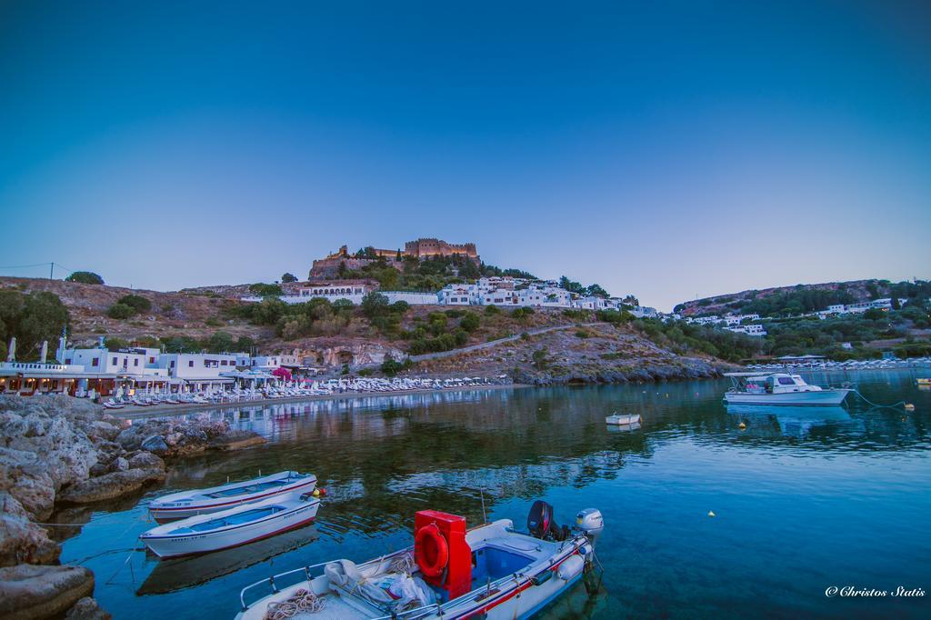 Lindos Shore Summer House With Jacuzzi And Sea View !!! Exteriér fotografie